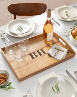 Balsam Hill Acacia Wooden Serving Trays Discount