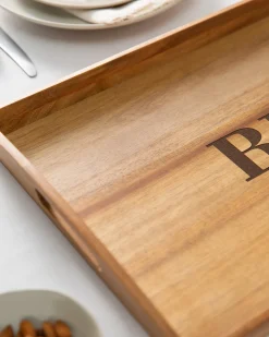 Balsam Hill Acacia Wooden Serving Trays Discount