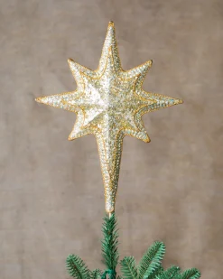 Balsam Hill All Over Beaded Star Christmas Tree Toppers Sale