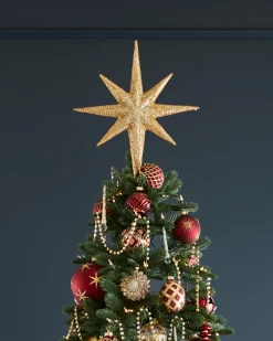 Balsam Hill All Over Beaded Star Christmas Tree Toppers Sale