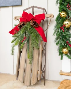 Balsam Hill Alpine Holiday Sled Sale