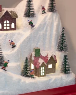 Balsam Hill Alpine Ski Mountain Lantern Outlet