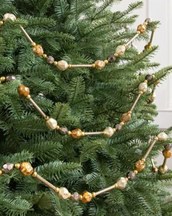 Balsam Hill Antiqued Beaded Christmas Tree Garlands Discount