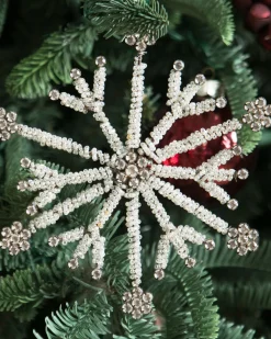 Balsam Hill Antiqued Snowflake Christmas Ornament Collection Sale