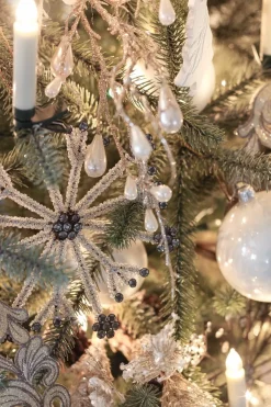 Balsam Hill Antiqued Snowflake Christmas Ornament Collection Sale