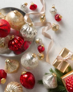 Balsam Hill BH Essentials Mercury Glass Ornament Collection New