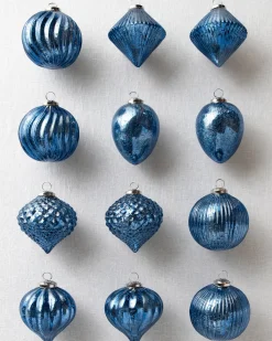 Balsam Hill BH Essentials Mercury Glass Ornament Collection New