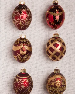 Balsam Hill Brilliant Bordeaux Ornament Collection