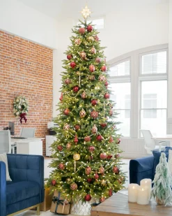 Balsam Hill Brilliant Bordeaux Ornament Collection