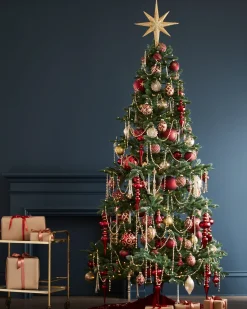 Balsam Hill Brilliant Bordeaux Ornament Collection