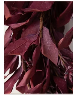 Balsam Hill Burgundy Leaves Foliage Discount