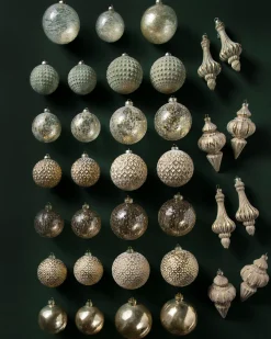 Balsam Hill Burnished Metals Ornament Collection Hot