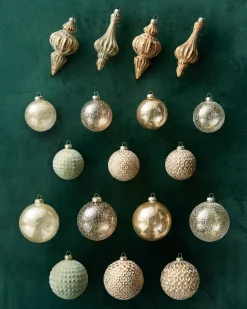 Balsam Hill Burnished Metals Ornament Collection Hot