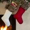 Balsam Hill Cableknit Stockings Outlet