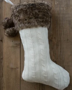 Balsam Hill Cableknit Stockings Outlet