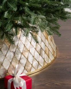 Balsam Hill Capiz Christmas Tree Collar Outlet