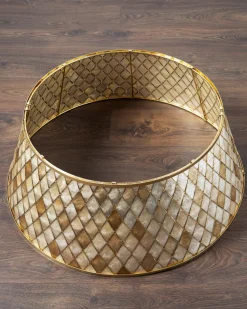 Balsam Hill Capiz Christmas Tree Collar Outlet