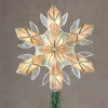 Balsam Hill Capiz Snowflake Lighted Tree Toppers Online