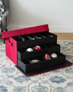 Balsam Hill Christmas Ornament Storage Box Discount