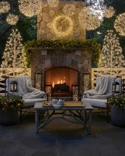 Balsam Hill Classic Lantern Solar Pathway Fairy Light Set