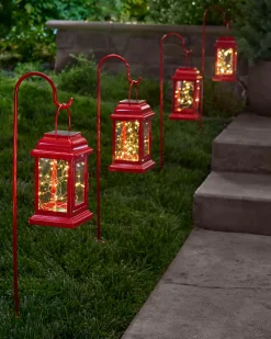 Balsam Hill Classic Lantern Solar Pathway Fairy Light Set