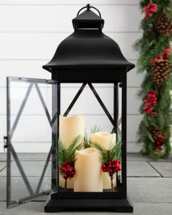 Balsam Hill Classic Lantern With Candle Hot