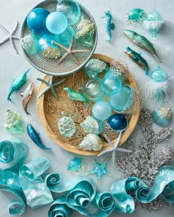 Balsam Hill Coastal Chic Christmas Ornament Collection Online