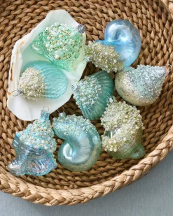Balsam Hill Coastal Chic Christmas Ornament Collection Online