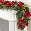 Balsam Hill Crimson Blooms & Berries Foliage Online