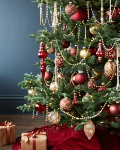 Balsam Hill Crystal & Gold Christmas Tree Garlands Discount