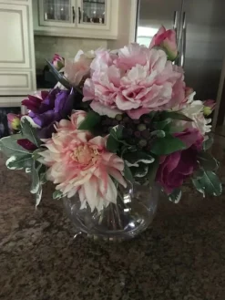 Balsam Hill Dahlia Artificial Flower Arrangements