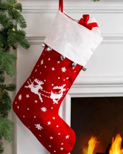 Balsam Hill Dashing Through The Snow Stockings Online