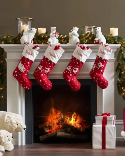 Balsam Hill Dashing Through The Snow Stockings Online