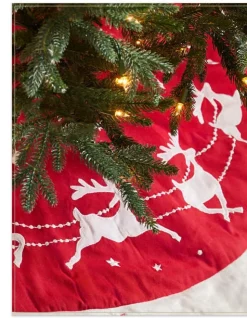 Balsam Hill Dashing Through The Snow Christmas Tree Skirts