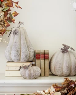Balsam Hill Faux Wood Pumpkins Online
