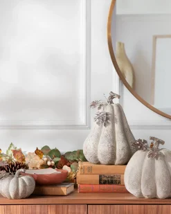 Balsam Hill Faux Wood Pumpkins Online