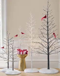Balsam Hill Feathered Flock Christmas Ornament Collection New