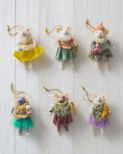 Balsam Hill Festive Friends Felt Christmas Ornament Collection