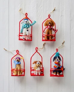 Balsam Hill Festive Friends Felt Christmas Ornament Collection