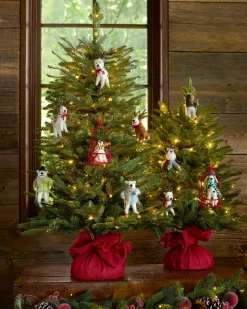Balsam Hill Festive Friends Felt Christmas Ornament Collection