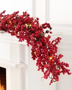 Balsam Hill Festive Red Berry Foliage Discount