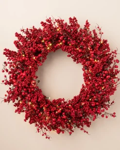 Balsam Hill Festive Red Berry Foliage Discount
