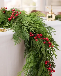 Balsam Hill Fresh Cedar Grove Foliage Discount