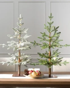 Balsam Hill Frosted Alpine Balsam Fir® Tabletop Trees New