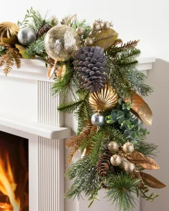 Balsam Hill Gilded Forest Foliage Online