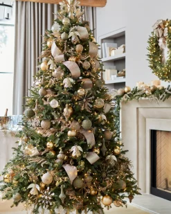 Balsam Hill Glitter Christmas Tree Ribbon Collection Outlet