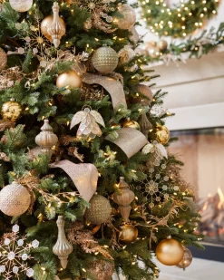 Balsam Hill Glitter Christmas Tree Ribbon Collection Outlet