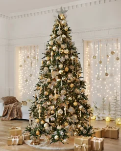 Balsam Hill Glitter Ombre Christmas Tree Ribbon Outlet