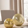 Balsam Hill Glowing Mercury Glass Orbs Clearance