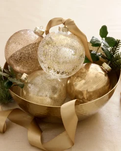 Balsam Hill Golden Glow Ornament Collection Online